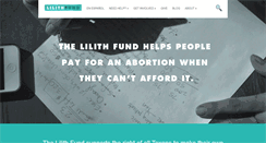 Desktop Screenshot of lilithfund.org